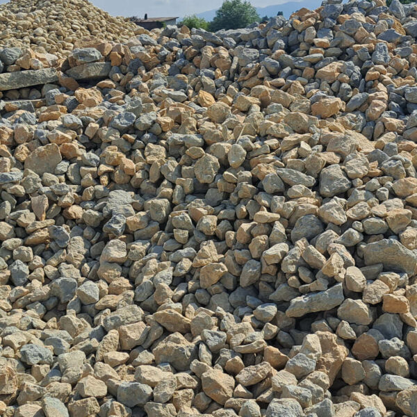 Pierre à gabion 60/200 concassé calcaire