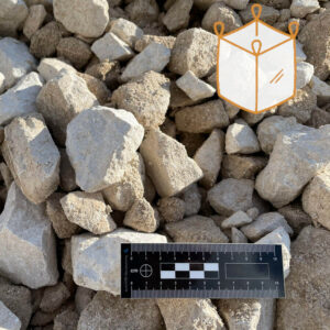 Pré-crible 0/80 concassé calcaire - Big bag 1500kg